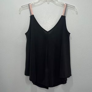 Green Envelope Los Angeles Womens Tank Top Size S Black